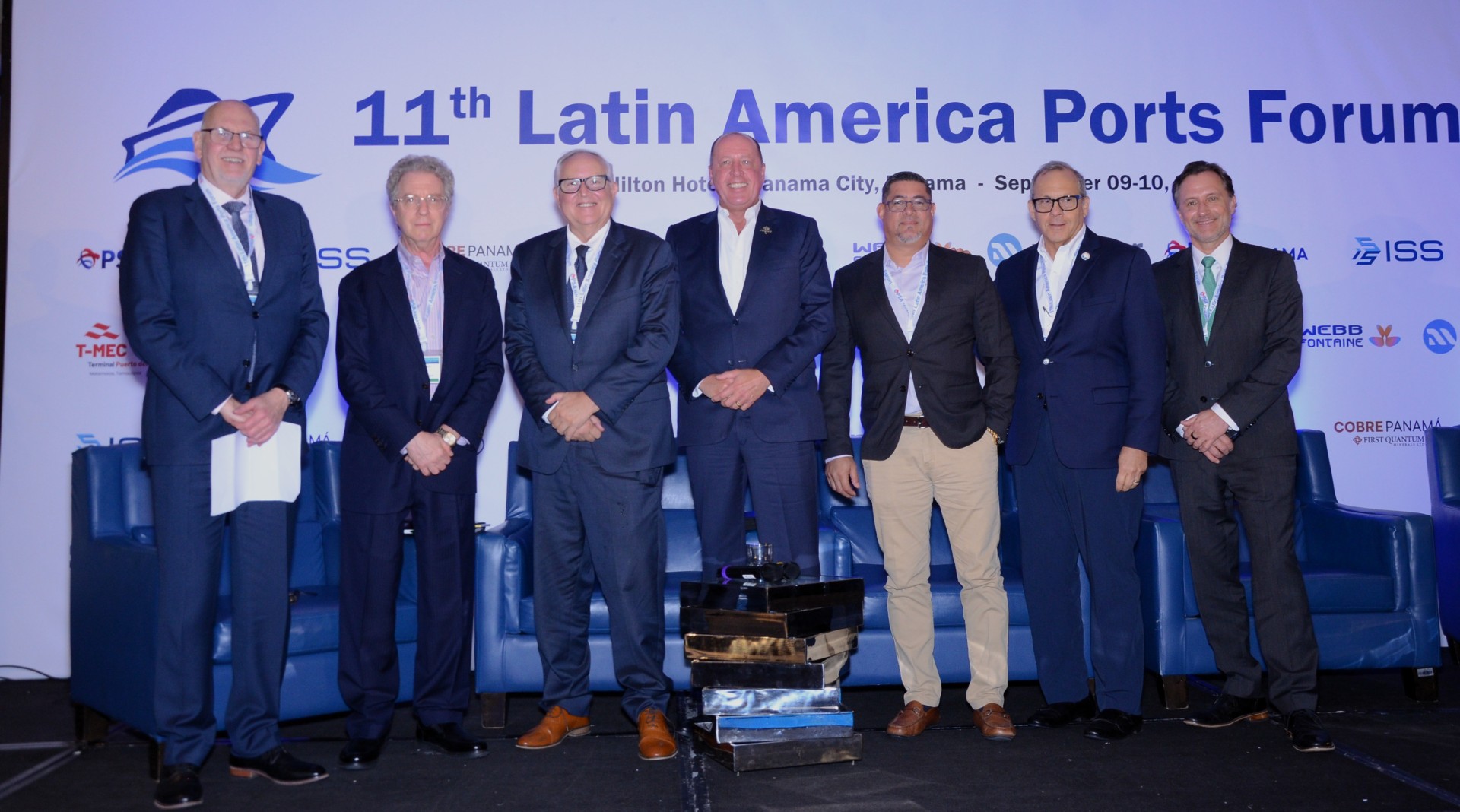 POMTOC leadership at the 11th Latin America Ports Forum in Panama City